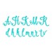 Charming Embroidery Font Swoosh