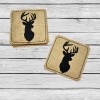 Whitetail Buck Coasters In the Hoop