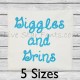 Giggles and Grins Embroidery Font