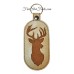 Whitetail Buck Key Chains In the Hoop 