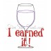 I Earned It Sketch Wine Glass + Bonus Vintage Designs