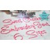 Sweet Cheeks Embroidery Font
