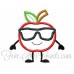 Apple Cutie in Sunglasses Applique 