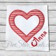 Heart Frame Valentine Applique 