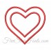 Heart Frame Valentine Applique 