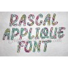 Rascal Applique Font Quick Bean Stitch