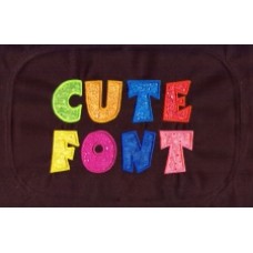 Cute Applique Font