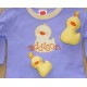 Sweet Duckie Snuggly and Matching Applique 7 sizes