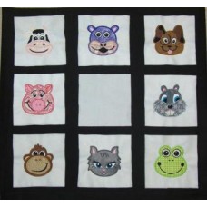 Applique Animal Faces Set