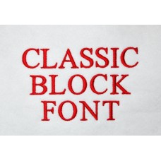 Classic Block Font 