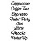 Coffee Time Words