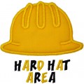 Hard Hat Construction Applique