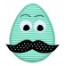 Mustache Easter Egg Applique