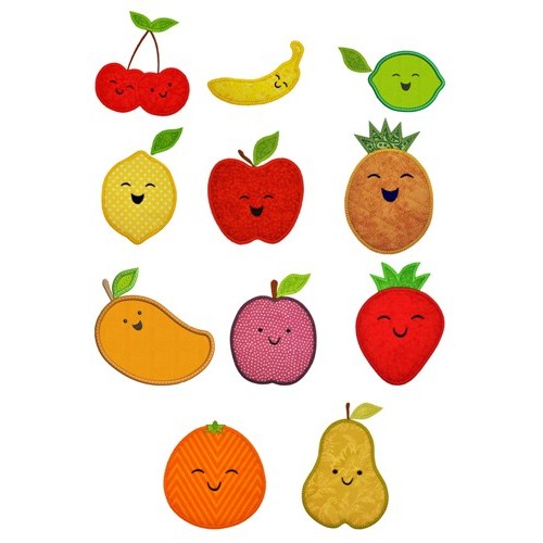 Cute Fruit Embroidery Kit – Jenny Lemons