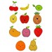 Happy Fruit Applique Design Set
