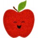 Happy Fruit Apple Applique