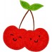 Happy Fruit Cherries Applique