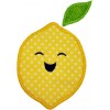 Happy Fruit Lemon Applique