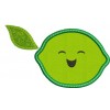Happy Fruit Lime Applique