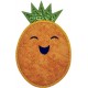 Happy Fruit Pineapple Applique