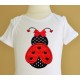 Hearts Ladybug Valentine Applique