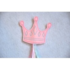 Princess Crown Wand Topper In the Hoop
