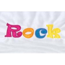 Rock Applique Font 