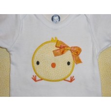 Silly Easter Chick Applique