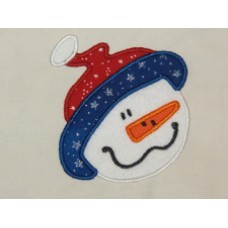 Snowman Face Applique - FREE