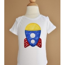 Rocketship Applique