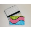 Pieced Wave Checkbook Cover