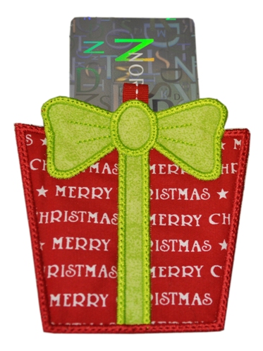 Joy - Holiday Gift Card Holder - Fits a 4x4 Hoop - Instant Downloadable  Machine Embroidery - Light Fill Stitch