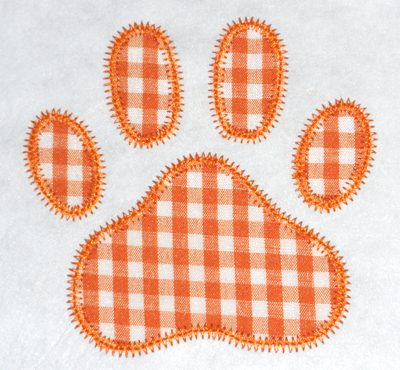 Free Dog Paw Print Embroidery Design