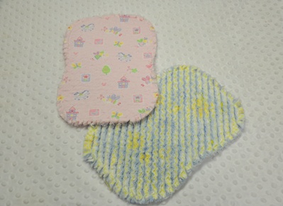 chenille burp cloths