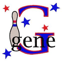 Bowling Monogram Font 14 - EXCLUSIVE