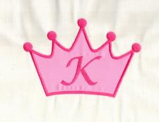 Crown Applique - Monogram Font 15 - 2 Sizes