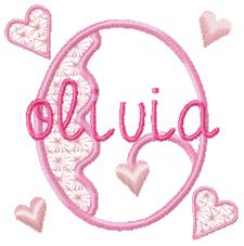 Lacy Girl - Monogram Font 39