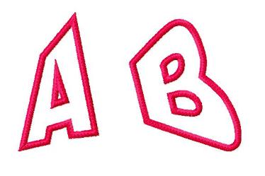 Playtime Applique Font - 2 Styles