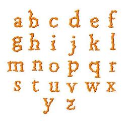 Stack Name Lower Case Font 13 - 2 sizes