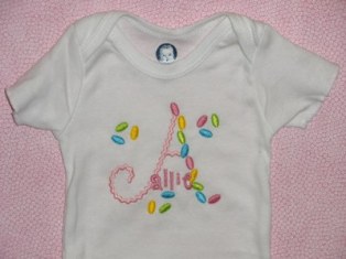 Ric Rac Jelly Bean Monogram Font