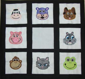 Applique Animal Faces!!