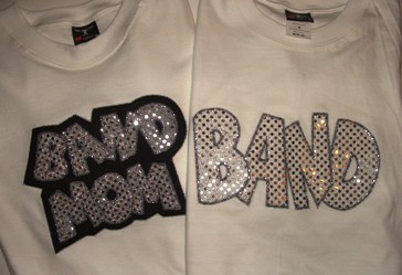 Exclusive Band and Band Mom Double Applique-5 Sizes