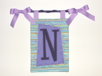 Artsy Monogram Banner In the Hoop EASY!!