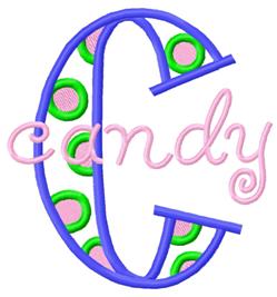 Sassy Dots - Monogram Font 18