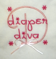FREE Diaper Diva Embroidery Design