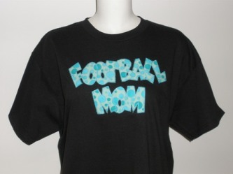 Exclusive FOOTBALL MOM Double Applique - 5 sizes!