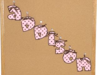 FUN Quilted Alphabet Letter Tags