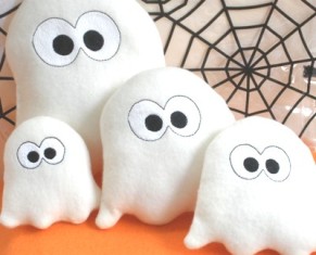 Ghost Snugglies with Matching Applique 5 sizes