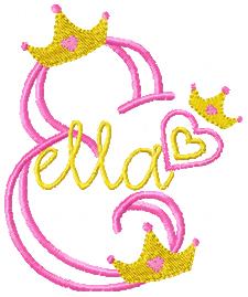 Girly Princess - Monogram Font 16