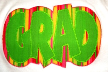 Exclusive GRAD Double Applique-5 Sizes